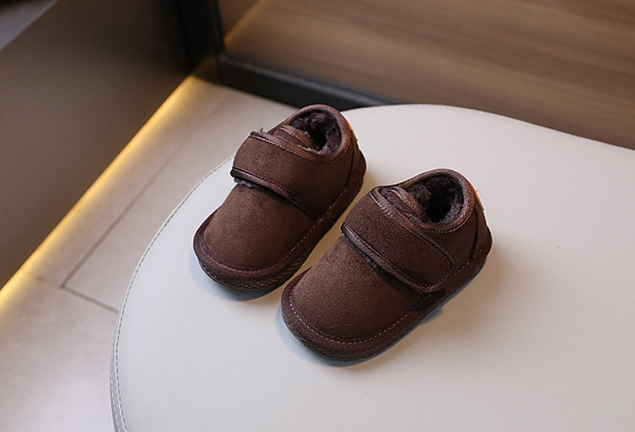 2024 New Winter Baby Snow Boots Warm Plush Little Boys Shoes Cutefeet Non-slip Fashion Toddler Girls Boots Sizes 15-19