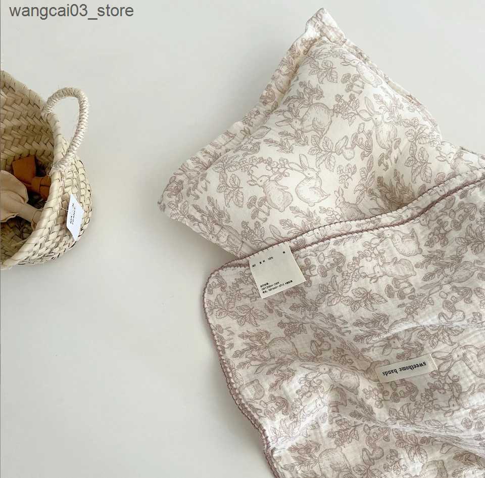 Blankets Swaddling Summer Baby Blanket Newborn Muslin Swaddle Blankets Boy Girl Cotton Baby Receiving Blanket Toddler Sleeping Cover Crib Quilt L24091