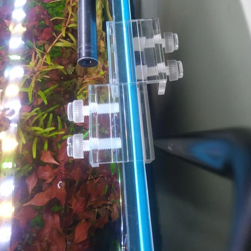 1Pcs Aquarium Water Pipe Hose Mount Bracket Fixed Clip Fish Tank Hose Clamp Submersible Led Pool Lights LED Light Holder