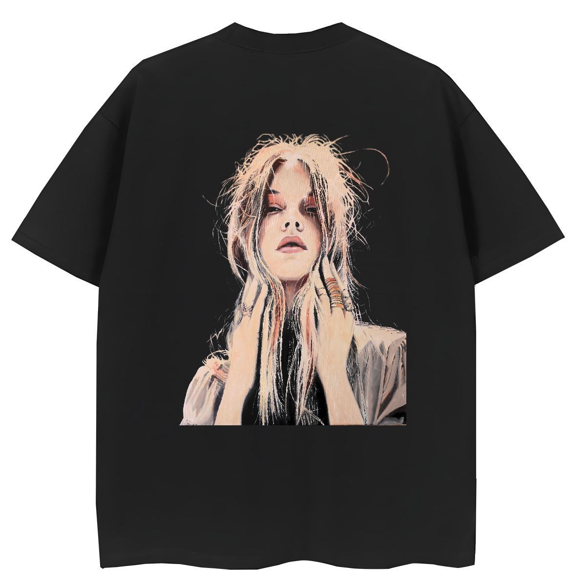 New Arrival Women T Shirts 230g Pure Cotton Breathable Short Sleeve Sports Casual women Womens Tshirts Loose fit Floral Print Tee Shirt