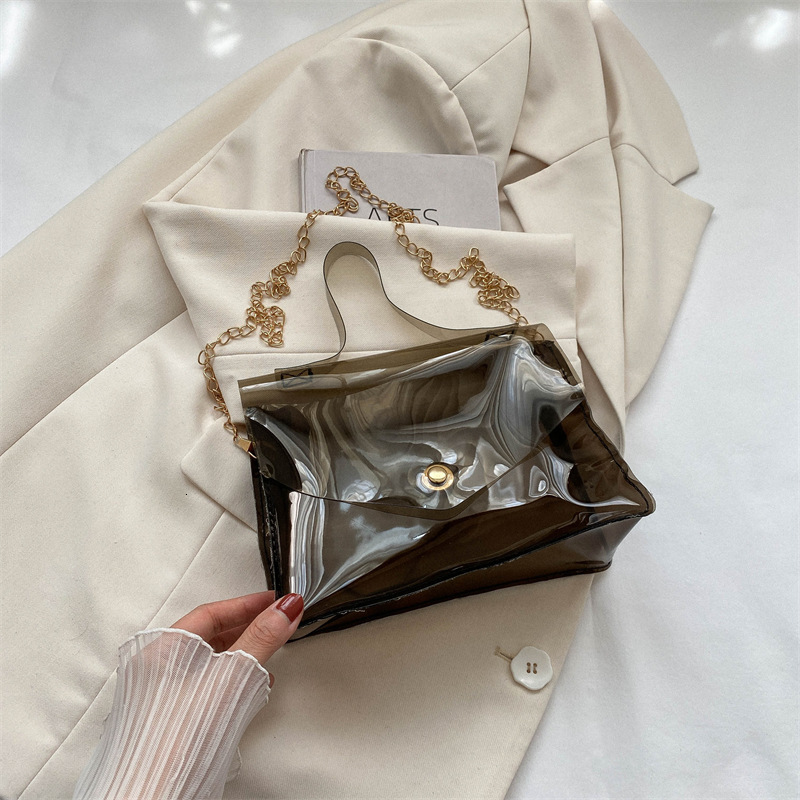 Leisure commuting crossbody niche Western style shoulder fashionable chain bag, women's new small square bag