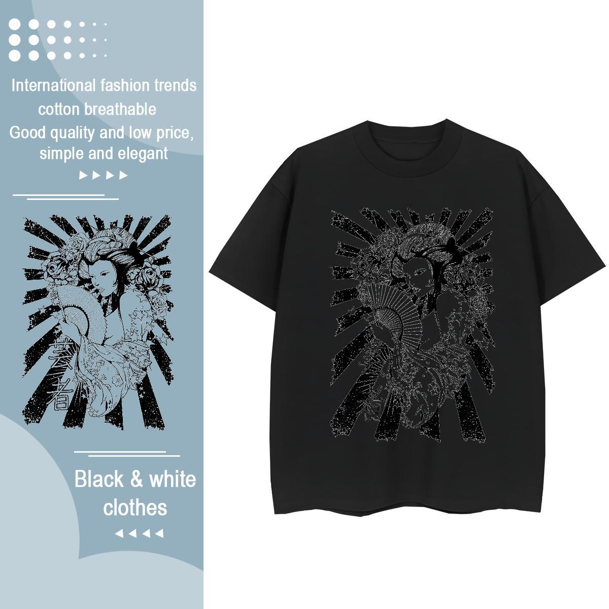 Stylist T-Shirts 100% Cotton 230g Comfortable Sport skull Tshirt for Man Woman Popular Custom Print Plus Size Tees Shirts