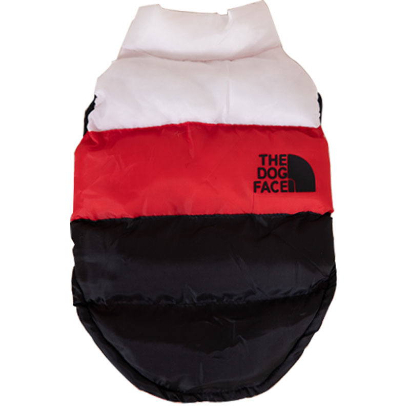 Dog Vest with Integrated Cotton Tower Designer Dog Apparel The Dog Face Waterproof Coats, Dog Winter Clothes for Small Medium Dogs, Dog Snow Jacket fo