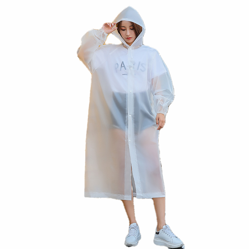 Adult plus size raincoat with super strong rainproof breathable and comfortable travel