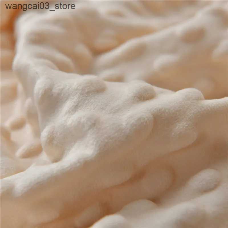 Blankets Swaddling Muslin Baby Swaddle Blankets Newborn Baby Blanket For Boys Girls Cotton Minky Soft Infant Sleeping Cover Crib Quilt Baby Stuff L240