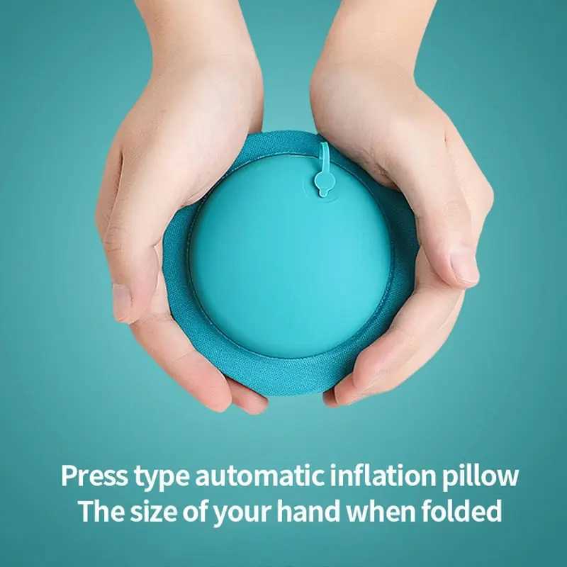 Pressure inflatable pillow portable outdoor travel pillow waist pillow neck protector inflatable U-shaped pillow W240819