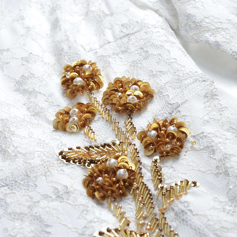 white dress 2024 new womens autumn style high-end lace nail drill slim fit mid length fish tail skirt