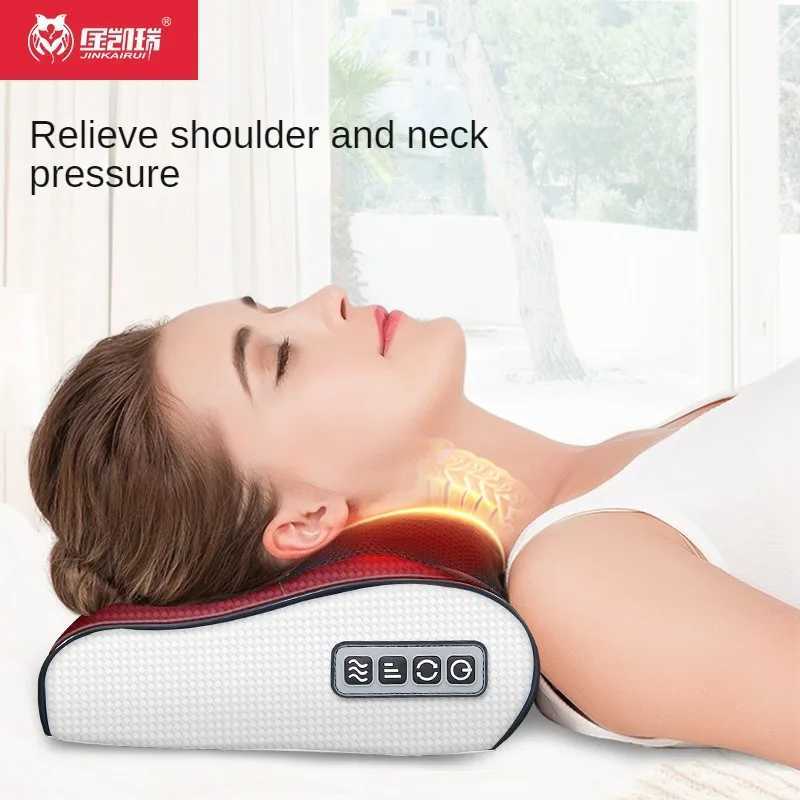 Cervical Massage Pillow Neck Massager Multi functional Lower Back Home Cervical Massage Pillow Shoulder Neck Massager W240819