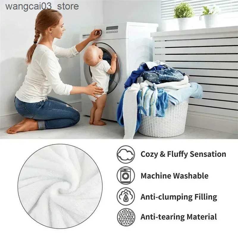 Blankets Swaddling New Imitation Rabbit Plush Autumn Warm Blanket for Bed Soft Fluffy Skin-friendly Throw Blankets for Sofa Lap Warmth Bed Sheets L240