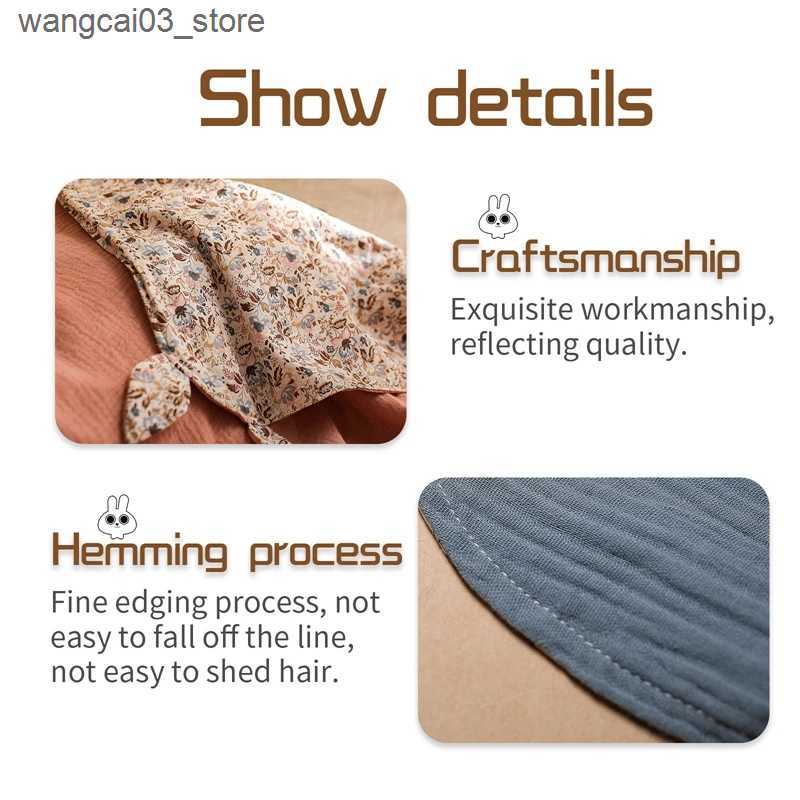 Blankets Swaddling Bopoobo Soft Newborn Baby Wrap Blankets 100% Cotton Baby Sleeping Bag Multicolor Floral Bath Blanket Sleeping Swaddle Blanket L2409