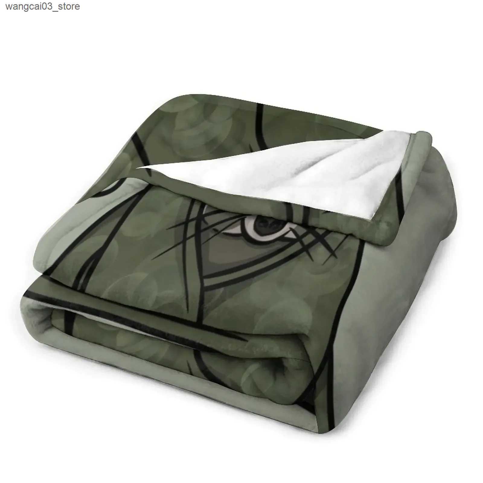 Blankets Swaddling Introvert Raccoon Throw Blanket KidS Softest Fashion Sofas Blankets L240910