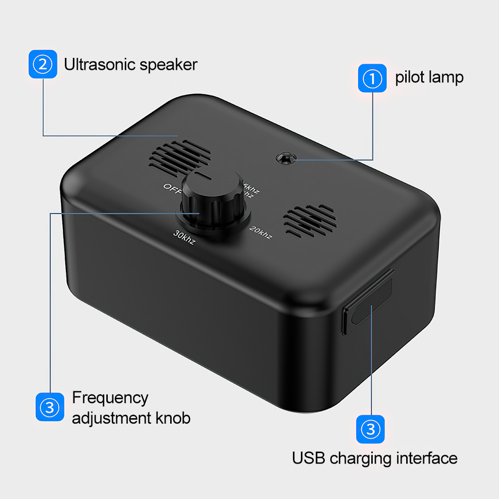 Ultrasonic Anti Barking Device Waterproof Ultrasonic Dog Automatic Training Collar Rechargeable Suitable for All Size Dogs