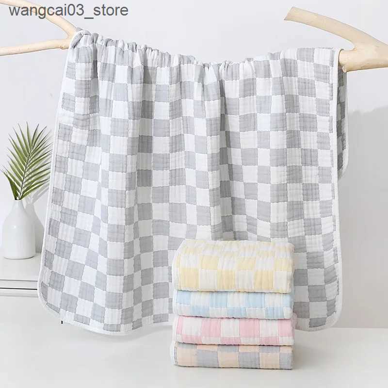Blankets Swaddling Bamboo Muslin Blanket 6 Layer Gauze Cotton Receiving Blankets Soft Baby Swaddle Wrap Blanket Bed Blankets Baby Born Bath Towel L240