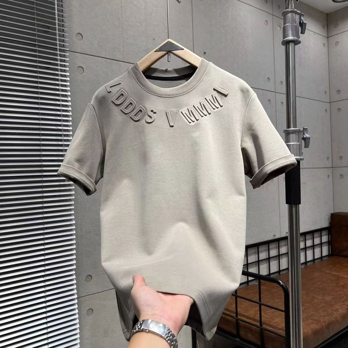 Mens T-Shirts Designer T-shirt Casual Mens Womens T-shirt Letters 3D Stereoscopic printed short sleeve best-selling luxury men's hip hop clothing Asian size