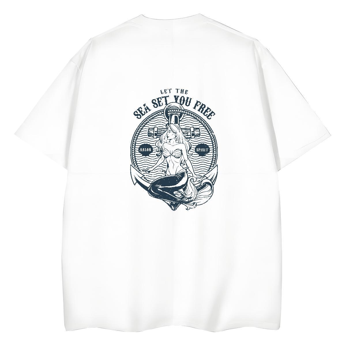 Brand T Shirts Women 100% Cotton 230g Breathable Short Sleeve Daily Outfit character Woman Tshirt Soft Custom Printing Tops Tees