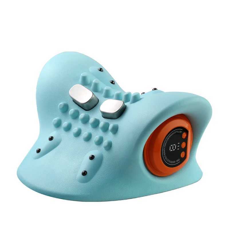 Neck massager adult Cervical spinal relief trail portable neck and head compression point massage pillow W240819