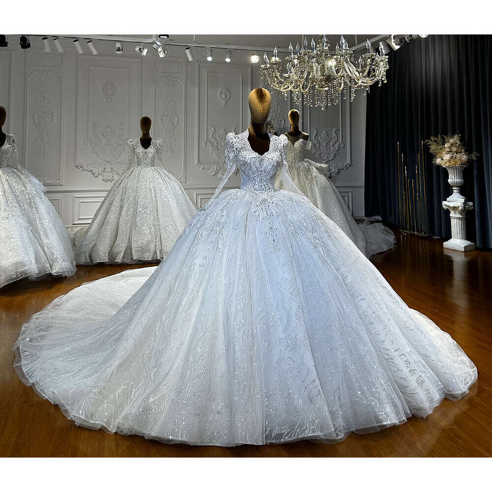 Amanda Novias Empire Long Sleeves Wedding Dress