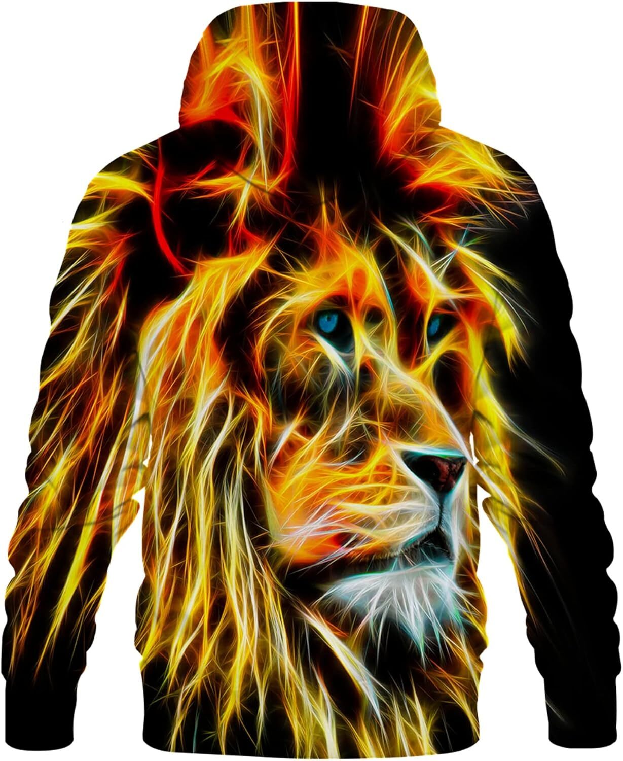 Hoodie for Mens Womens Unisex Realistic 3D Print Galaxy Pullover Hoodies with Big Pockets Graphic Hoodies sweatshirt trend