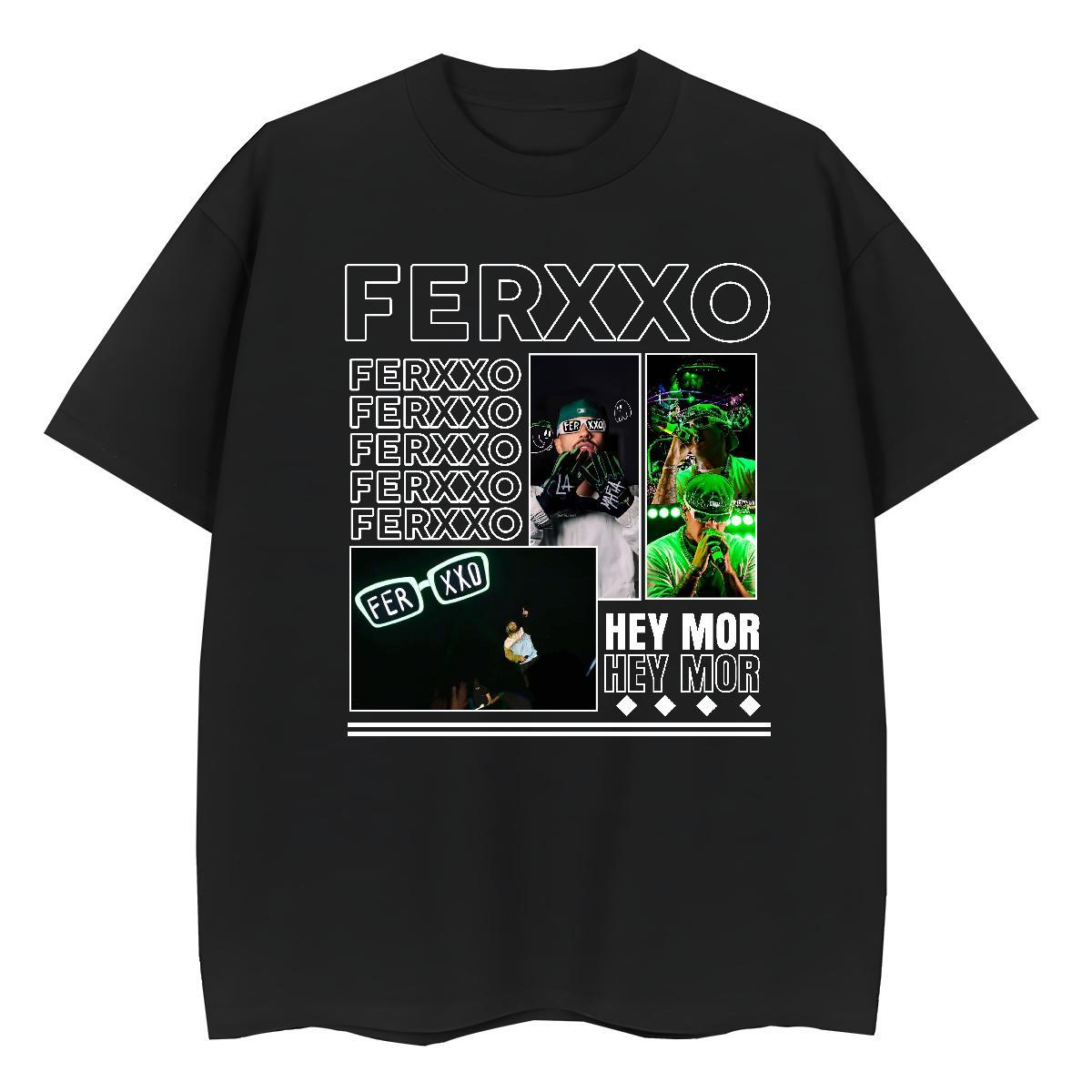 Fashion New T-Shirts 230g Cotton Short Sleeve O-Neck Hip Hop FERXXO Women Tshirts Unisex Custom Printing Clothings