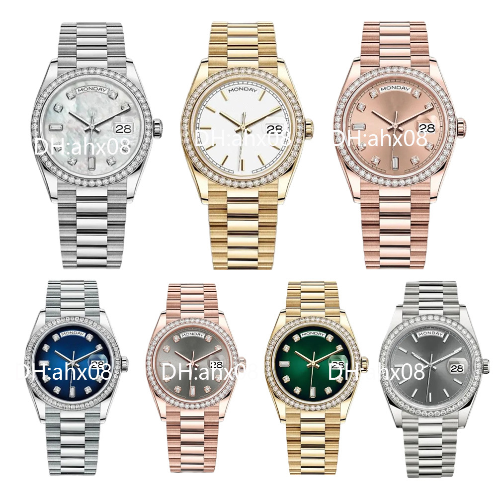 Orologio Wristwatches Mens Automatic nical Watches 36/41mm 904L Full Stainless Steel dia bezel waterproof Luminous Gold watch montre de e dh