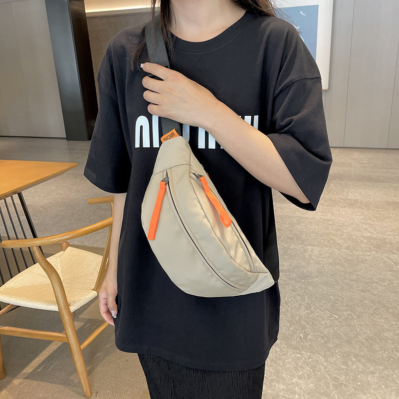 Chest casual sports waist ins trendy brand women's versatile simple crossbody men's single small shoulder bag