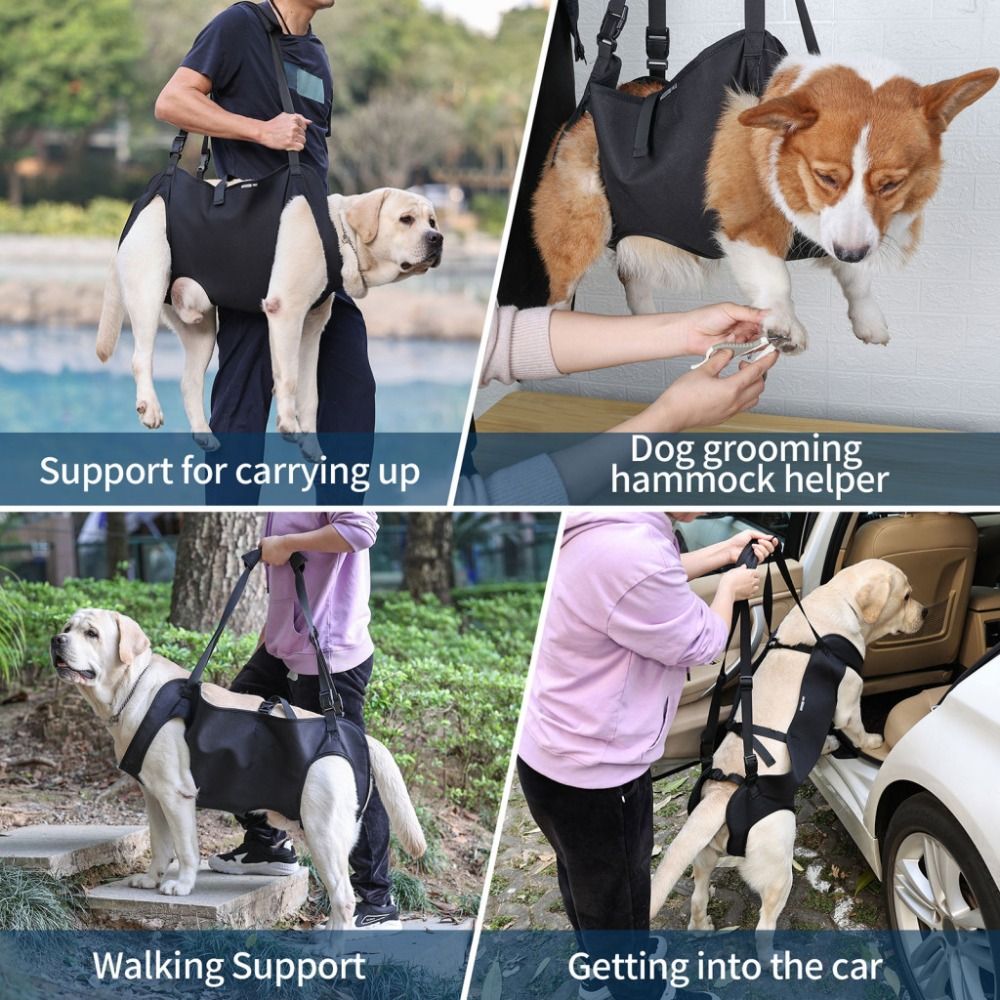 Pet Dog Carrier Traction Belt Senior Dog Assistance Belt Oxford Cloth Dog Booster Belt Pet Supplies