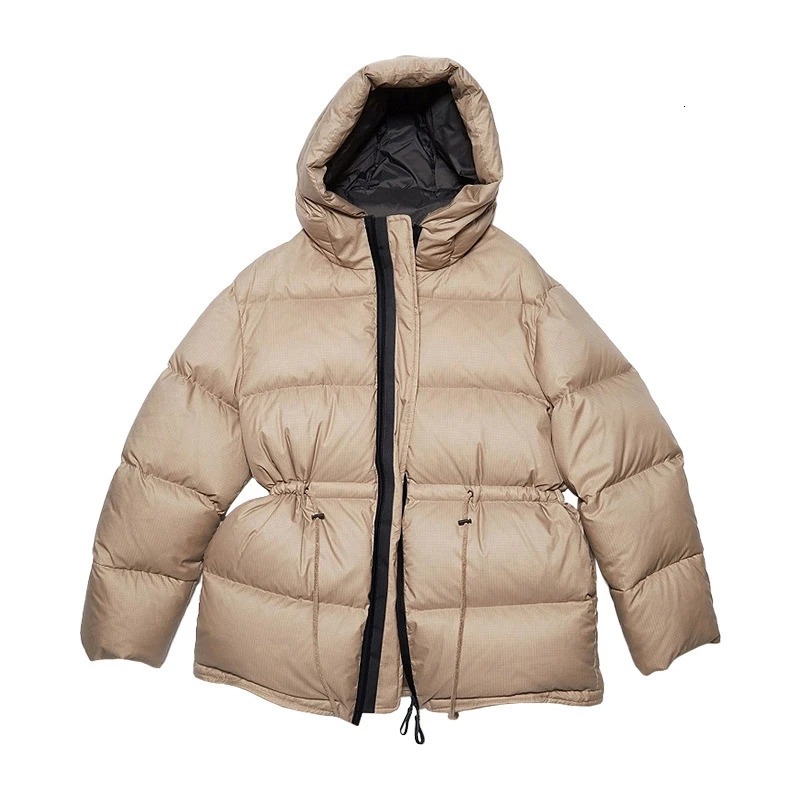 Winter Womens Brushed Waist Cover Classic Bread Shirt Y2K High Quality Fashion Street Casual Thick Warm Jacket 241009