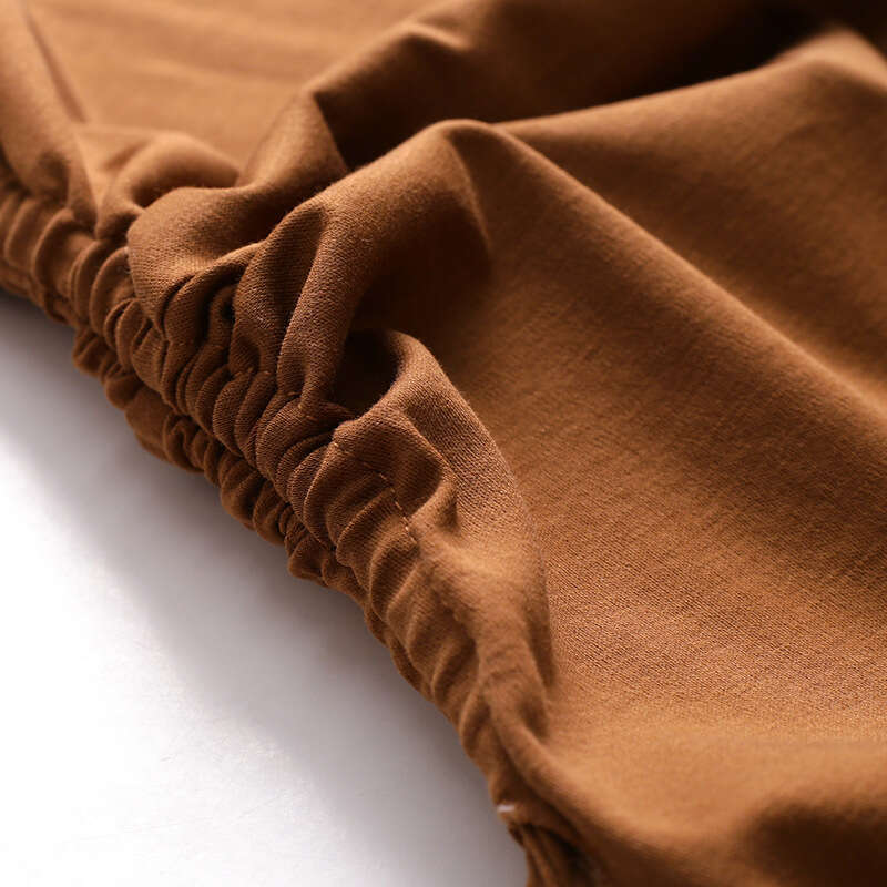 Smart coffee colored for summer women 2024 new commuter style bag shoulder drawstring pleated mid length slim fit dress