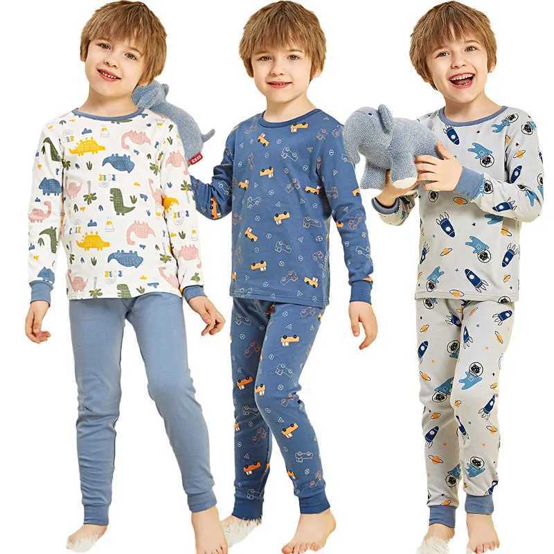 Pajamas s Pajamas for Boys 2 3 4 5 6 7 8 9 10 11 12 14 15 Years Cotton Sleepwear Set Dinosaur Pyjamas Green Children Pijamas Clothing S2410127