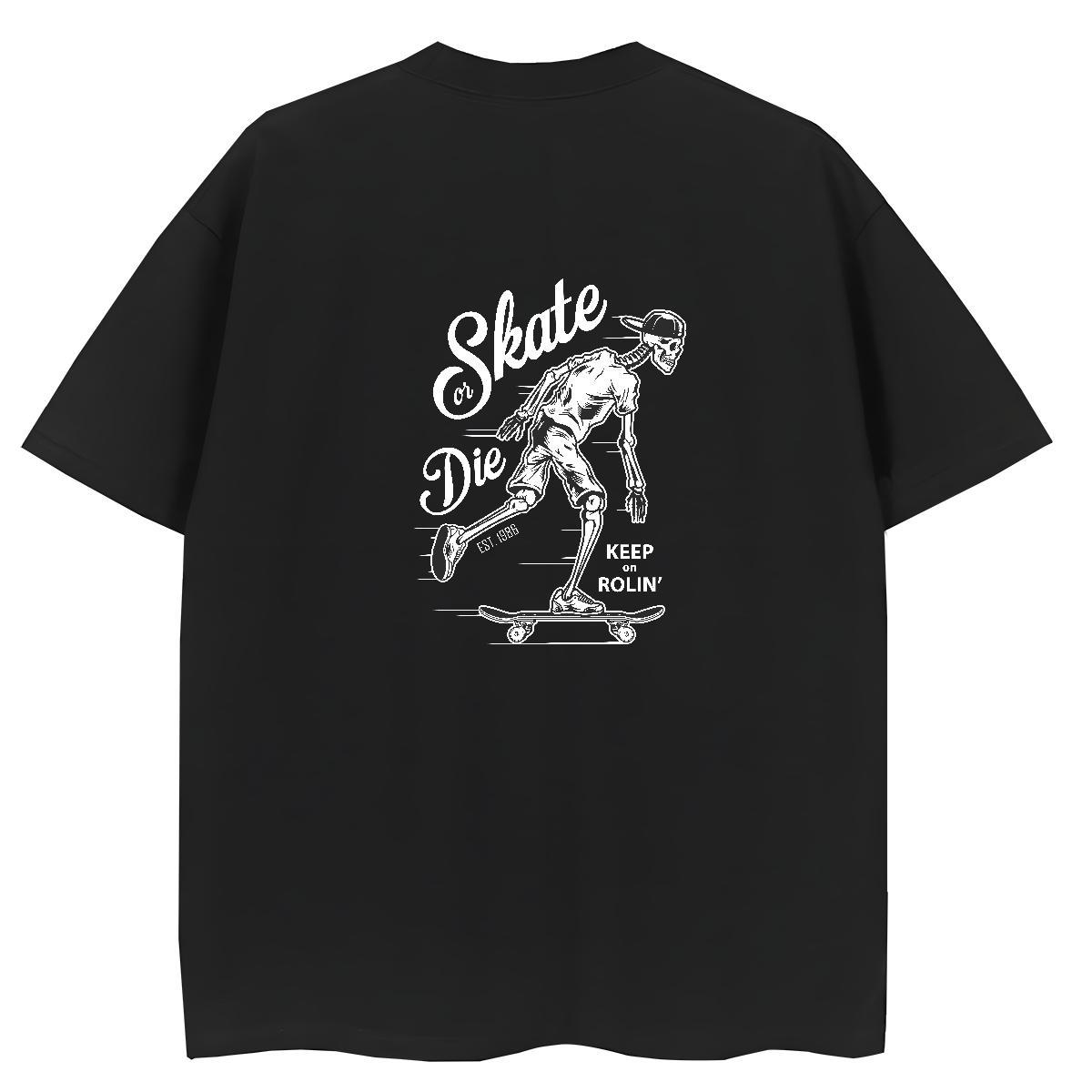 TOP Quality Womens T Shirts 230g Cotton Breathable Soft Home Outdoor skull Woman Tshirt High quality DIY Logo Polos