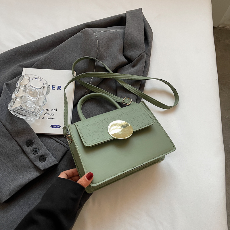 Personalized small square bag new Korean style trendy shoulder casual crossbody bag, fashionable and simple handbag