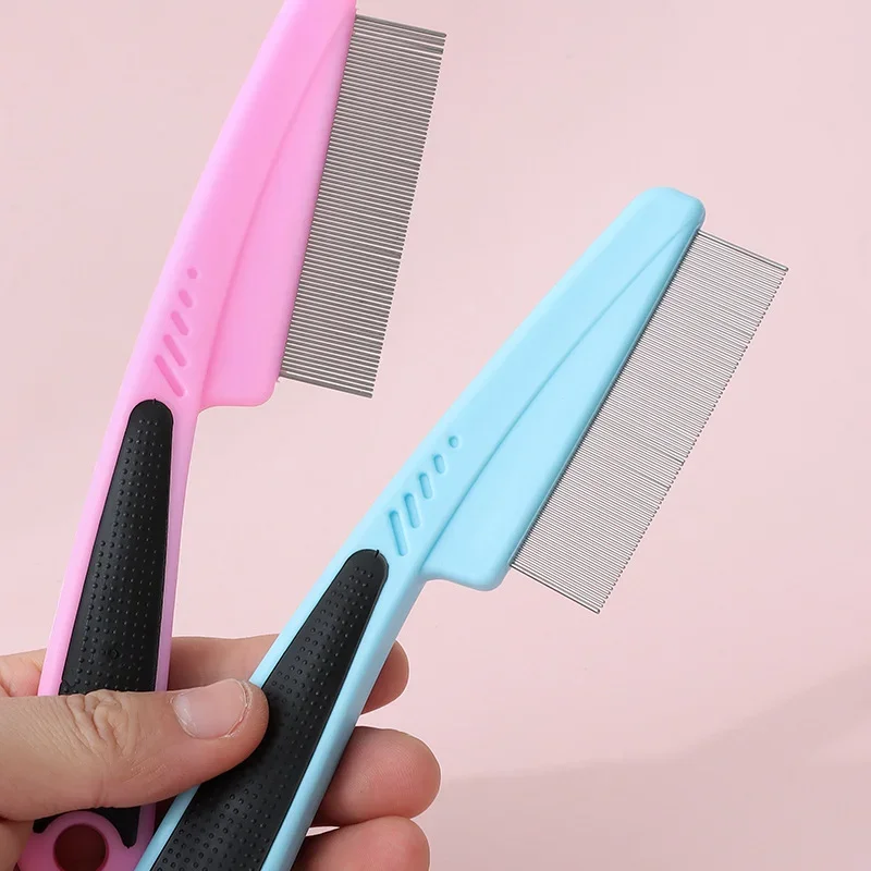 Stainless Steel Needle Grooming Louse Remove Lice Close-Tooth Grate Comb Pet Animal Care Comb Removal Flea Comb for Cat Dog