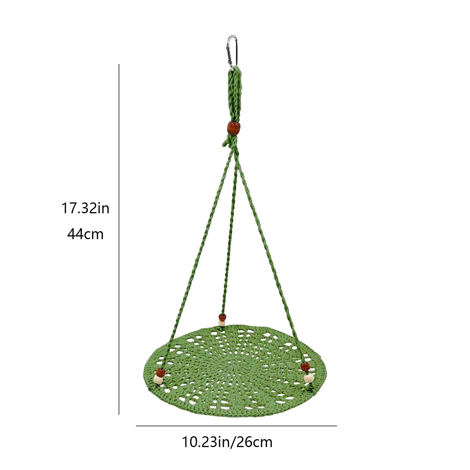 Reptile Hammock Swing Hanging Bed Swing Toy for Bearded Dragon Small Animals Parrots Cage Accessories Decor