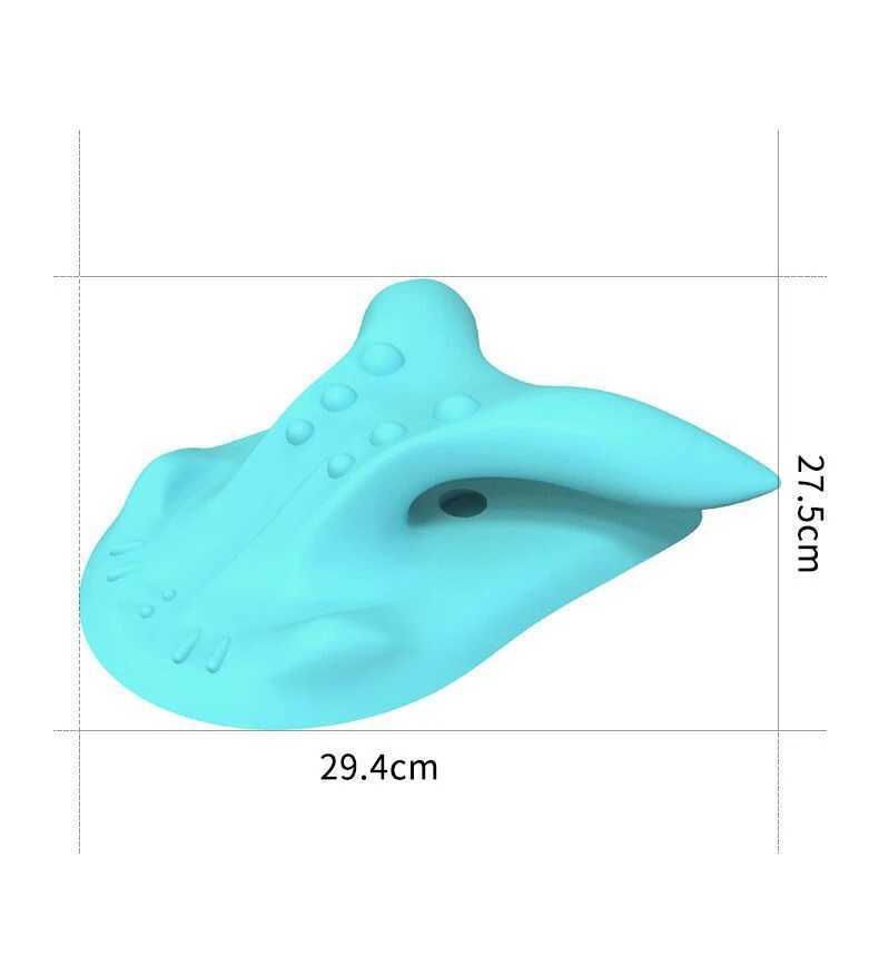 Neck and Shoulder Stretching Relaxer Cervical Spinal Nerve Traction Pillow Massage Pain Relief Neck Support Traction Corrector Equipment W240819