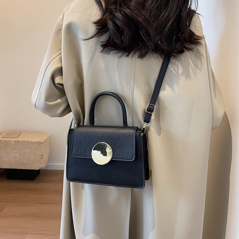 Personalized small square bag new Korean style trendy shoulder casual crossbody bag, fashionable and simple handbag