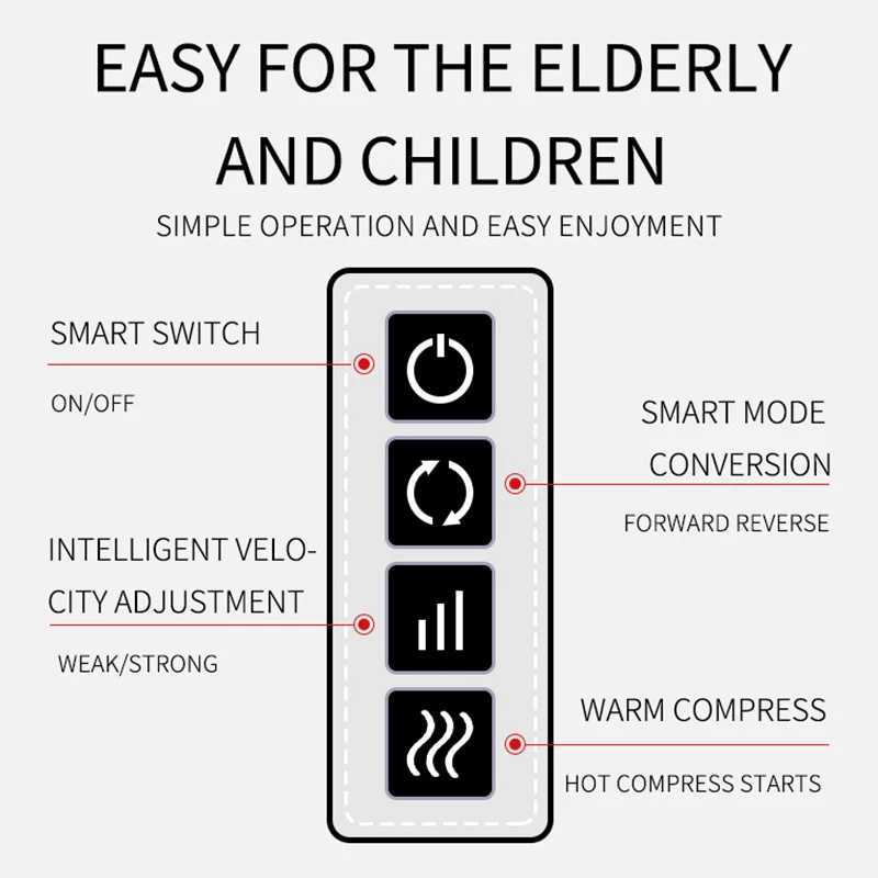 Massage pillow neck massager infrared heating electric back acupressure device Cervical head shoulder kneading healthy relaxation W240819