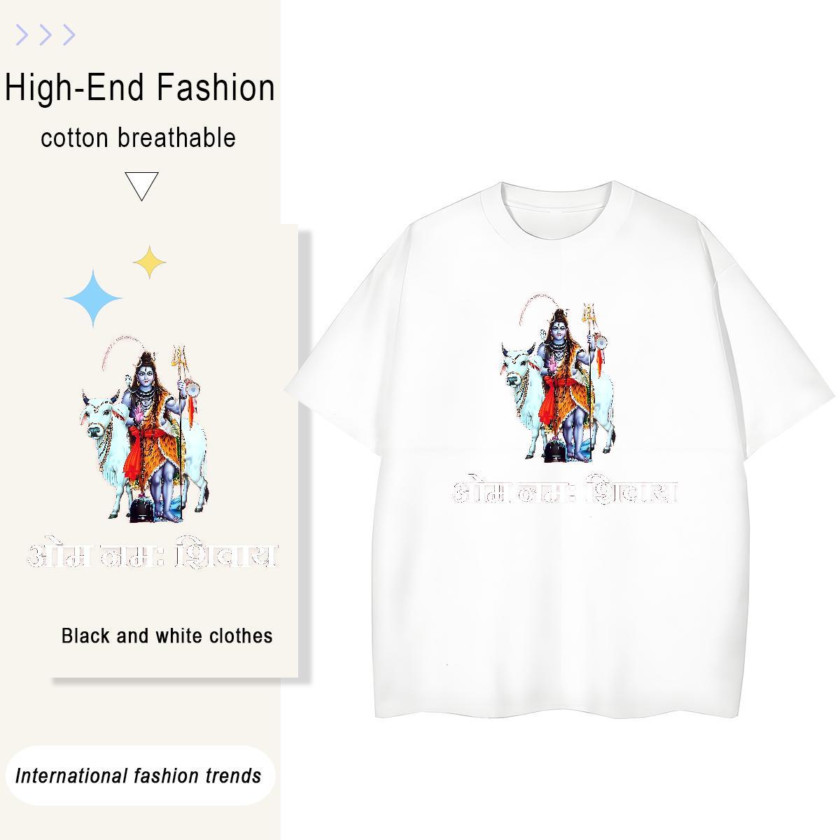 Factory Direct T shirt 230g 100% Cotton Comfortable Daily Outfit elephant Women Tshirts Soft Oversized Tops