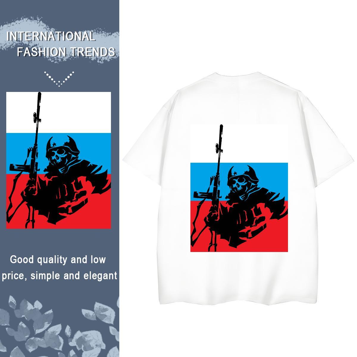 DIY Woman T Shirts 230g Cotton Short Sleeve O-Neck Hip Hop skull Couples T Shirts Designer Nice Anime Clothes