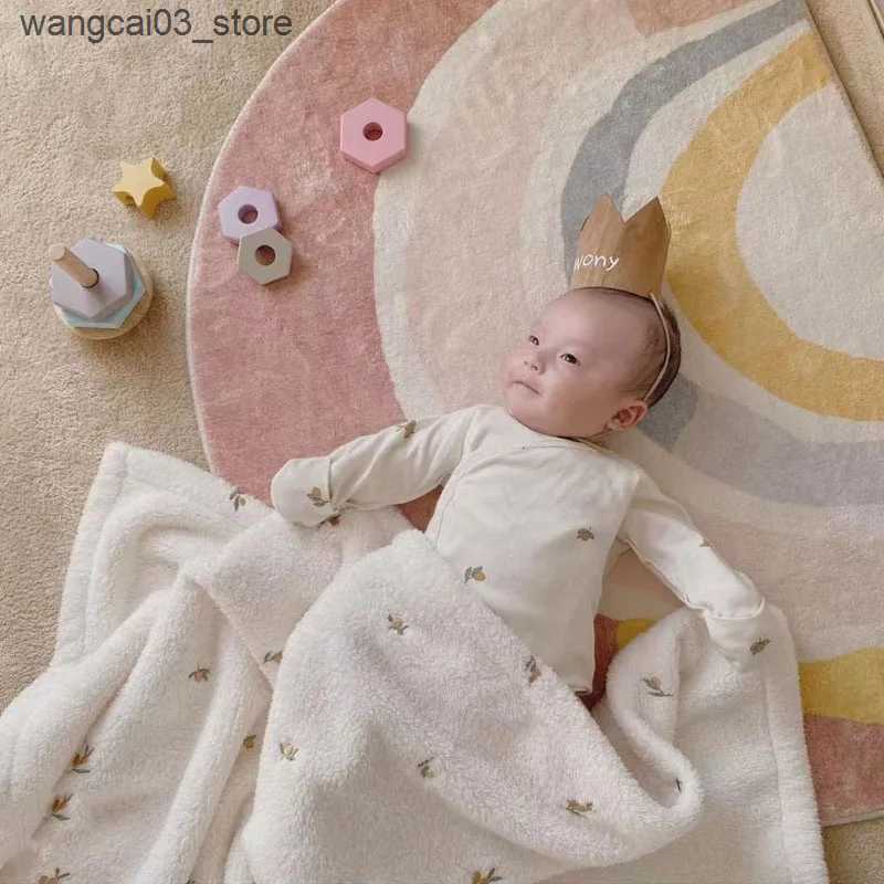 Blankets Swaddling Soft Flannel Baby Blanket for Newborn Stroller Coral Fleece Warm Infant Babies Accessories Swaddle Wrap Blanket Bedding Cover L2409