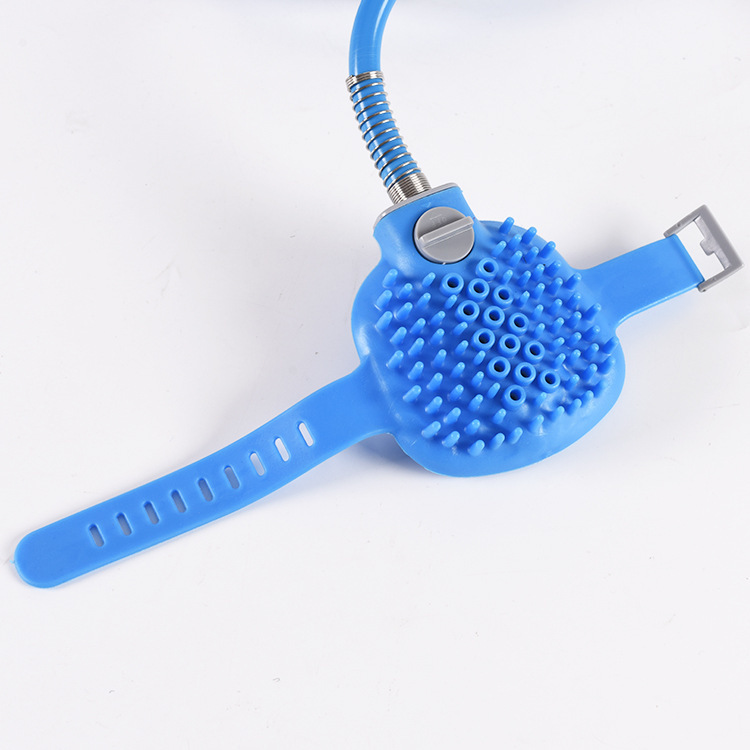 Pet Shower Nozzle Silicone Massage Tool Suitable For Indoor And Outdoor Use Multi-functional Cat And Dog Shower Nozzle Massage
