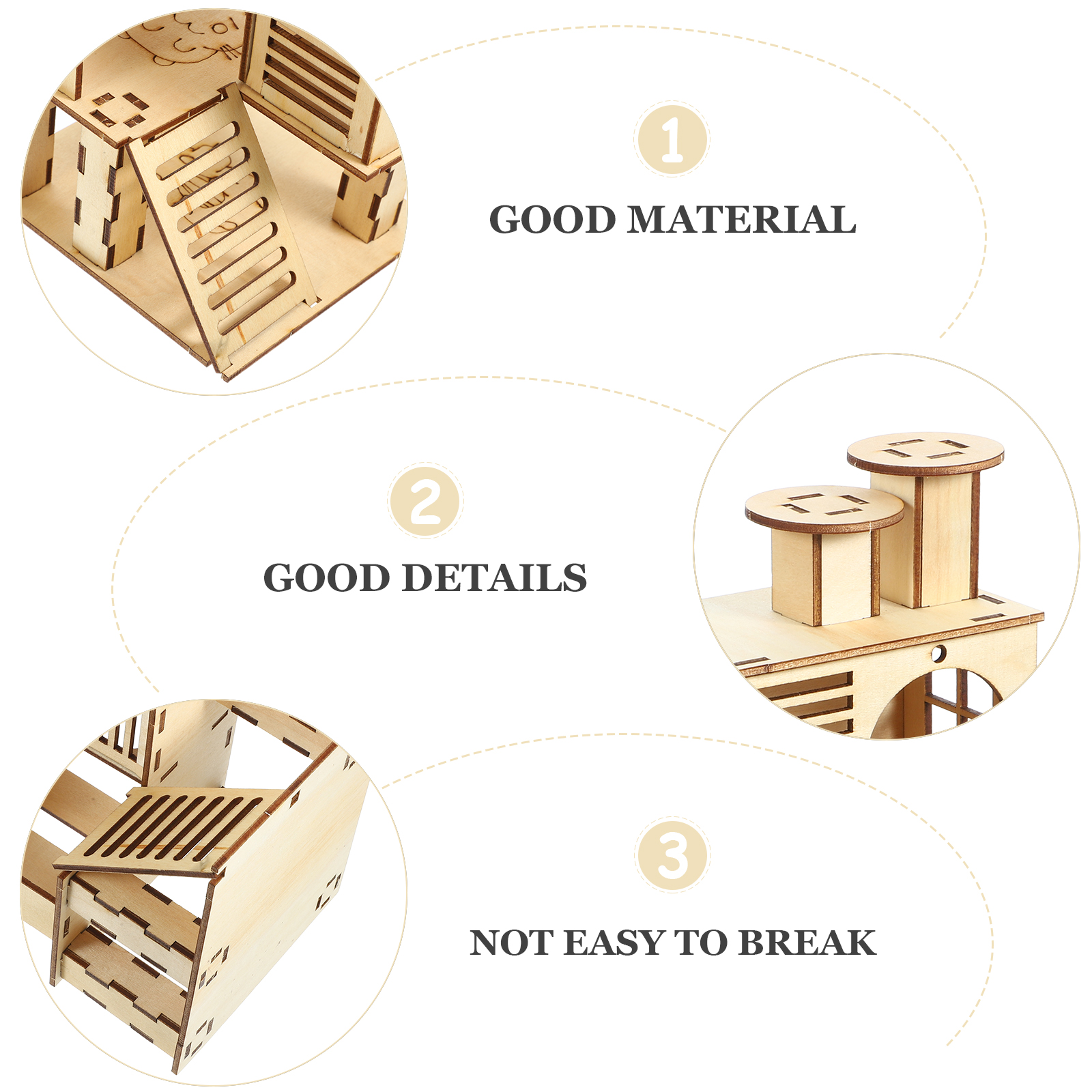 Hamster Platform House Pet Villa Creative Ladder Pet Playground Habitat