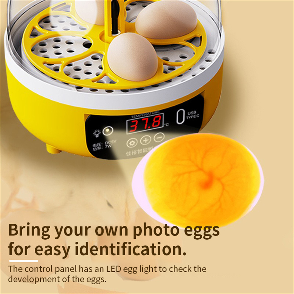 Automatic/Manual incubator Small thermostatic incubator for home Humidity control noiseless insulated foam egg incubator