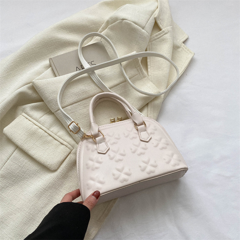 Shell for Women New Fashionable Simple Shoulder Diagonal Cross Bag Western Style Handbag