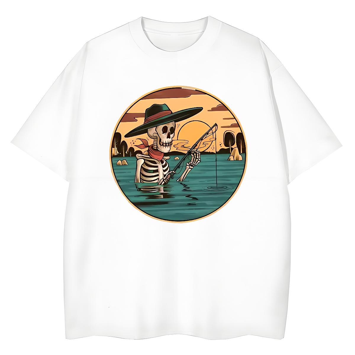 2024 Casual T Shirt For Woman 230g Pure Cotton Breathable Street Casual sea Woman Tshirt High quality Floral Print Tee Shirt