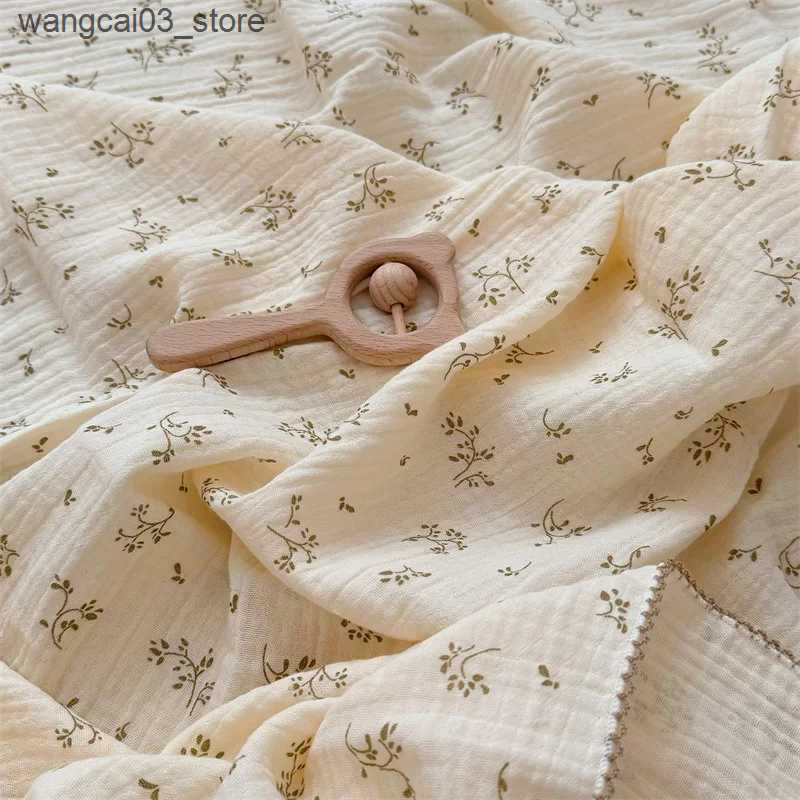 Blankets Swaddling Summer Muslin Swaddle Blankets Cotton Soft Baby Blanket For Boys Girls Newborn Baby Receiving Blanket Sleeping Cover Crib Quilts L2