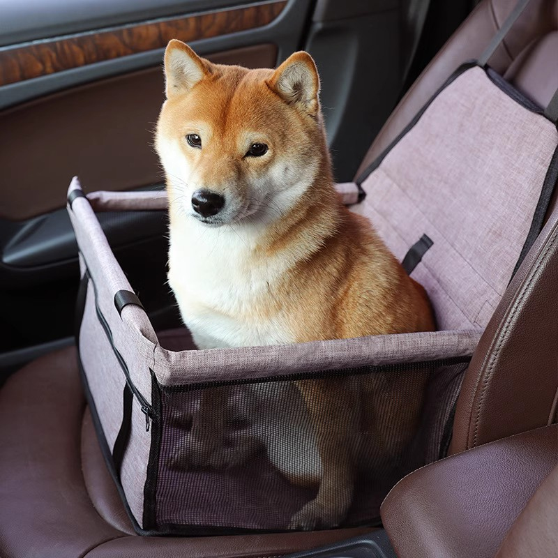 High Quality Pet Dog Car Booster Seat Safety Belt Stable Folding Pet Supplies Waterproof Dog Mat Blanket Safety Pet Car Seat