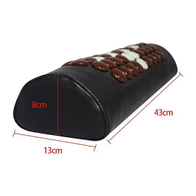 Jade Pillow Electric Stone Neck Massage Pillow Relieves Insomnia Relieves Pain Hot Stone Treatment Adjustable Temperature 30-70 C W240819