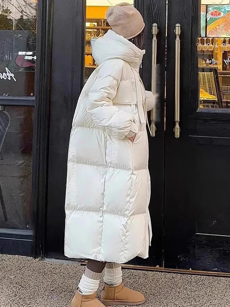 Aotvotee Winter Coat Womens Thick Warm Super Large Hoodie Casual Loose Jacket Korean Autumn Fashion Down Cotton Park 241007