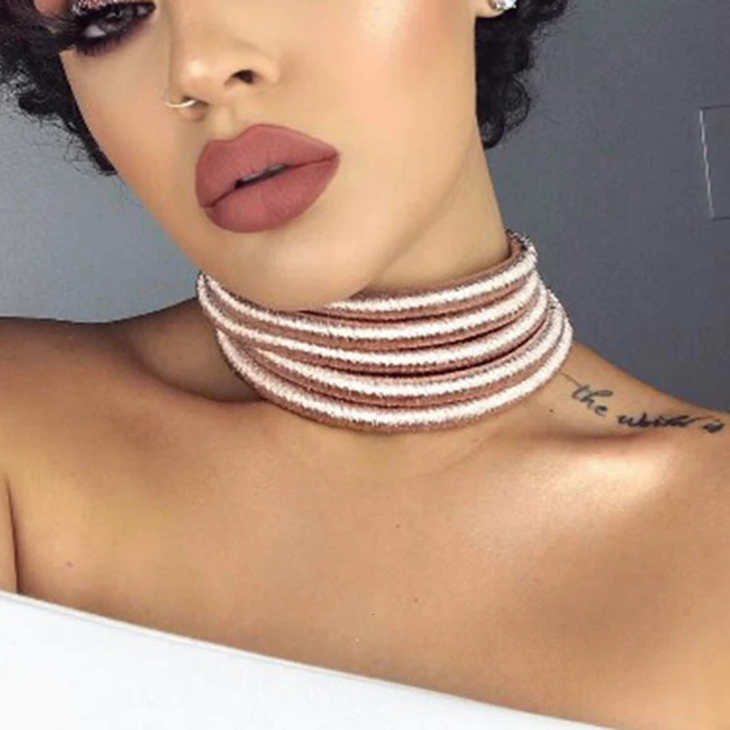 KDLUN African bib necklace womens statement metal geometric necklace Indian jewelry Boho 241011