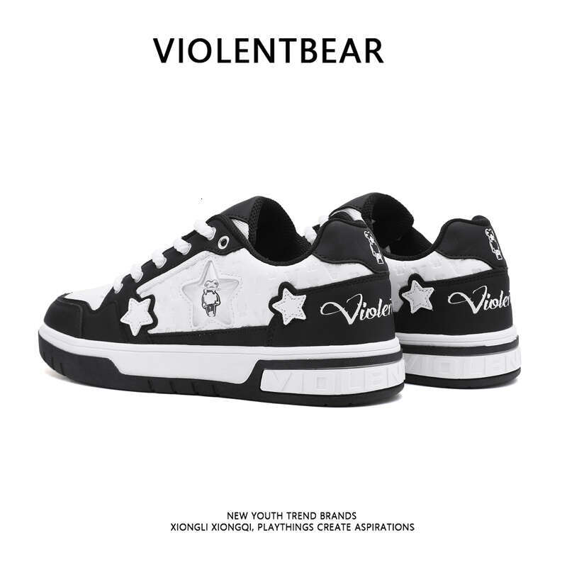 Extraordinarily Charming Violent Bear Skateboard Sho es Men T rendy and Uniquely Eye-Catching. Women atillsa de deporte
